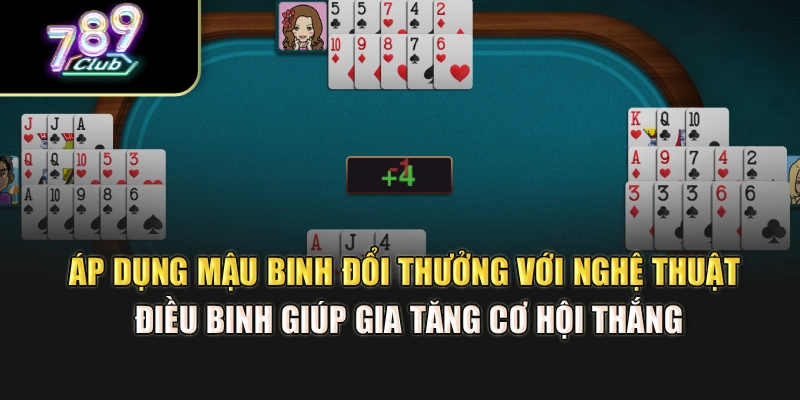 Áp dụng mậu binh đổi thưởng với nghệ thuật điều binh giúp gia tăng cơ hội thắng