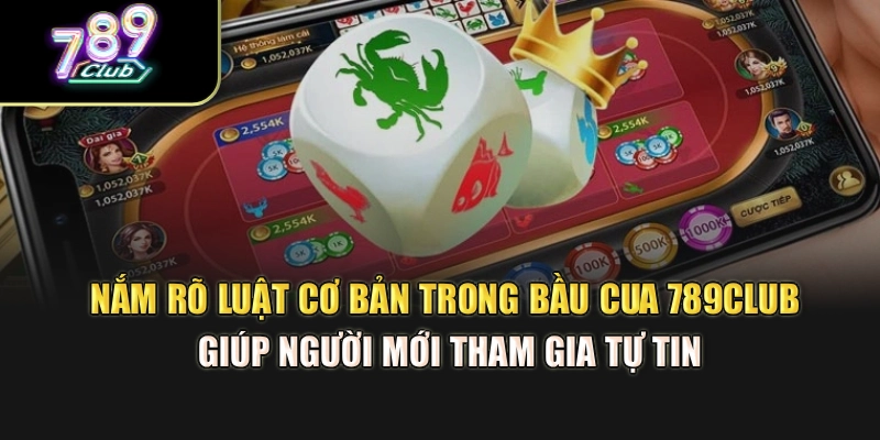 Nắm rõ luật cơ bản trong bầu cua 789Club giúp người mới tham gia tự tin